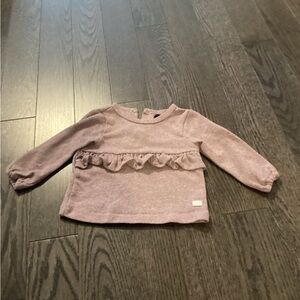 For all momkind Long Sleeve Tee with Ruffle Detail